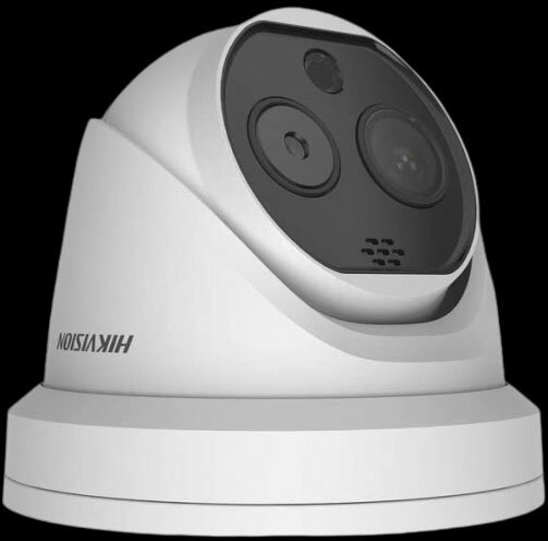 【 受注生産品 】 アイテックス製 発熱測定AI顔認識ドームカメラ ZUS-ITHS03　1台セット分 【 AI顔認識機能で物体の表面温度を高精度でリアルタイム測定 】 【 混雑した公共エリアで発熱者を発見して追跡可能 】 【 税関、空港、学校、病院などで広く使用可能 】