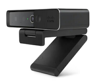 【 2023/12/22 AM　在庫潤沢 】 Cisco Systems製　Cisco Webex Desk Camera Carbon Black　CD-DSKCAM-C-WW　1台　◆Webex Desk Camera は、USB 経由でパーソナルコンピュータに接続し、外部モニタ、ラップトップ、または三脚に取り付けることができる 4K USB デスクカメラ