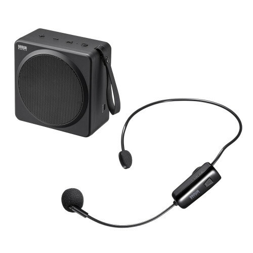 サンワサプライ　ワイヤレスポータブル拡声器　MM-SPAMP15　1台　◆ハンズフリー　◆最大25Wの高出力　◆Bluetoothに対応　◆バッテリー内蔵　◆アンプ内蔵　◆拡声　◆RoHS 10　◆RoHS 6　◆専用収納ケースが付属　◆送り付け(2)