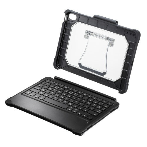 サンワサプライ iPad 第10世代専用ケース付きキーボードタイプCケーブル接続 SKB-IP6BK 1ケ ◆USB接続 ◆iPadOS ◆Type-C ◆パンタグラフスイッチ ◆キー数78英語配列 ◆キーピッチ17mm ◆耐衝撃素材 ◆タッチパネルが破損しても、キーボードでiPad が操作可能