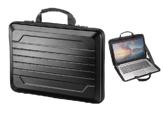 サンワサプライ　ハードシェルPCインナーケース　ブラック色　IN-HD1301BK　1台　◆13インチまで対応　バッグインバックにも