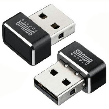 サンワサプライ　USB指紋認証リーダー （ MoC搭載・Windows Hello対応 ）　ブラック色 　FP-RD5　1台　◆指紋データを暗号化しドングル内セキュリティチップに格納　◆USB2.0/1.1接続　◆Windows　◆RoHS 10　◆RoHS 6　◆安全　◆簡単
