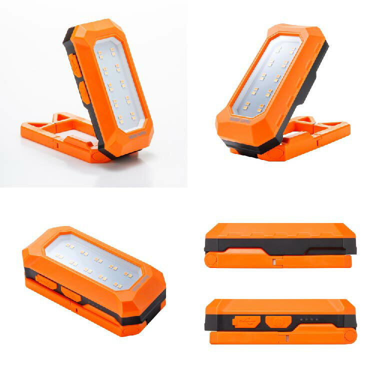 サンワサプライ　充電式 LED作業灯　( フック ＋ 磁石固定 )　 LED-WL1 　1台　◆USB接続　◆USB Type-C..