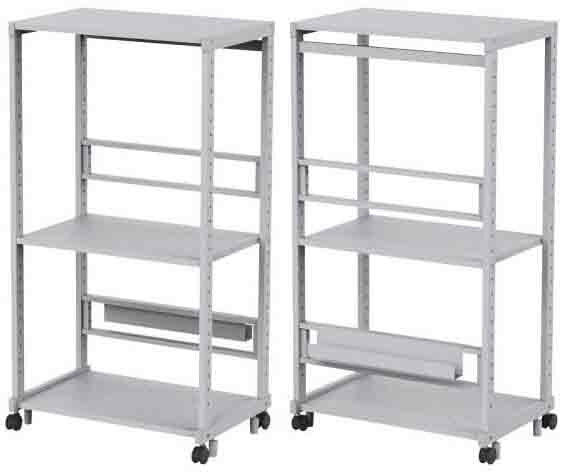 【 日本製 】 サンワサプライ　eラック　Hシリーズ　ライトグレー色　ER-80H　1台　◆キャスター付き　◆アジャスター付き　◆ケーブルタップ受け付き　◆RoHS 10　◆RoHS 6　◆W800×D500×H1500mm　◆ノックダウンお客様組立商品