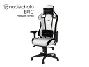 noblechairs EPIC(m[u`FA[Y GsbN) Premium White NBL-PU-WHT-002 nCobN PUU[ 4DA[Xg/lbNs[/o[T|[gt NCjO bLO iCPULX^[ lԍHw݌v gƋ