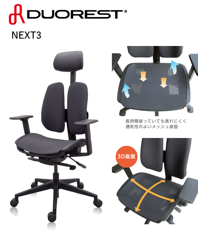 楽天市場】デュオレ ハイ dx（オフィスチェア｜オフィス家具