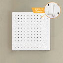 ドリームウェア スチールパンチングボード 樹脂フック5本付 30×30cm 1枚 選べる全2色 WJ-SB3HWH/BK 幅300×高さ300×奥行(厚み)27...