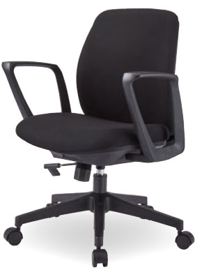 アイリスチトセ BIT-NX ローバック/ハンガーなし ループ肘付 W593～598×D579×H825～917mm(SH420～512mm) 選べる張地カラー全3色 選べるキャスタータイプ全2タイプ 背座連動(シンクロ)ロッキング機構 ガスシリンダー上下昇降 座裏取抜説明書フォルダー付 お客様組立