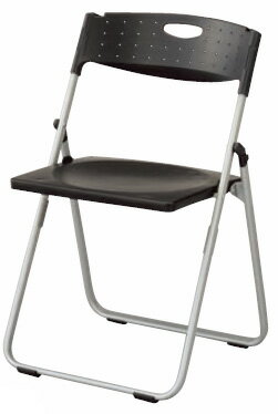 【期間限定特価!!4/26(日)迄】1脚売り アイリスチトセ CAL-X series CAL-X01M 折りたたみチェア[アルミタイプ][樹脂タイプ][ブラック][水平・垂直スタッキング可能][イス同士の連結機能][すべり落ち防止機能][折り畳みロック機構][背に荷物が掛け易い]