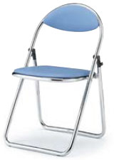 アイリスチトセ リヤドS型 折りたたみチェア AL50S[1脚][選べる全4色][脚部：クロームメッキ][クッショ..