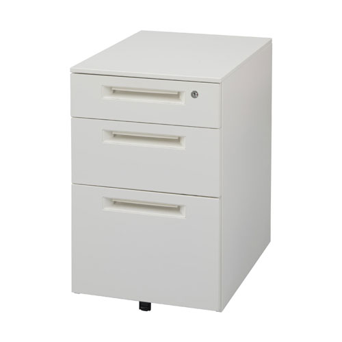 【期間限定特価!!4/26(日)迄】アイリスチトセ SSDシリーズ 3段ワゴン DW-3[W395×D550×H616mm][鍵/ペントレー/キャスター付][選べるカラー全2色][お客様組立]