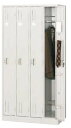 4人用 アイリスチトセ スチールロッカー Lタイプ シリンダー錠 L-47CN/CW 1台 選べるカラー全2色 W900×D515×H1790mm/内寸法(1マス):W386×D465×H1650mm 完成品