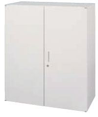 【期間限定特価!!2025年4/20(日)迄】アイリスチトセ SSNシリーズ 両開き書庫 H1050mm 上下兼用 1台 SSN45-10H/SSN40-10H-W/B 選べるカラー全2色 W900×D450/400×H1050mm/有効寸法：W860×D425/375×H970mm 重量:35.4/32.2kg 棚板2枚付 抗ウィルス取っ手 お客様組立