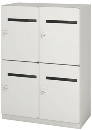 アイリスチトセ SSNシリーズ パーソナルボックス 扉大スリット穴付き(大容量タイプ) 4人用 1台 選べる..