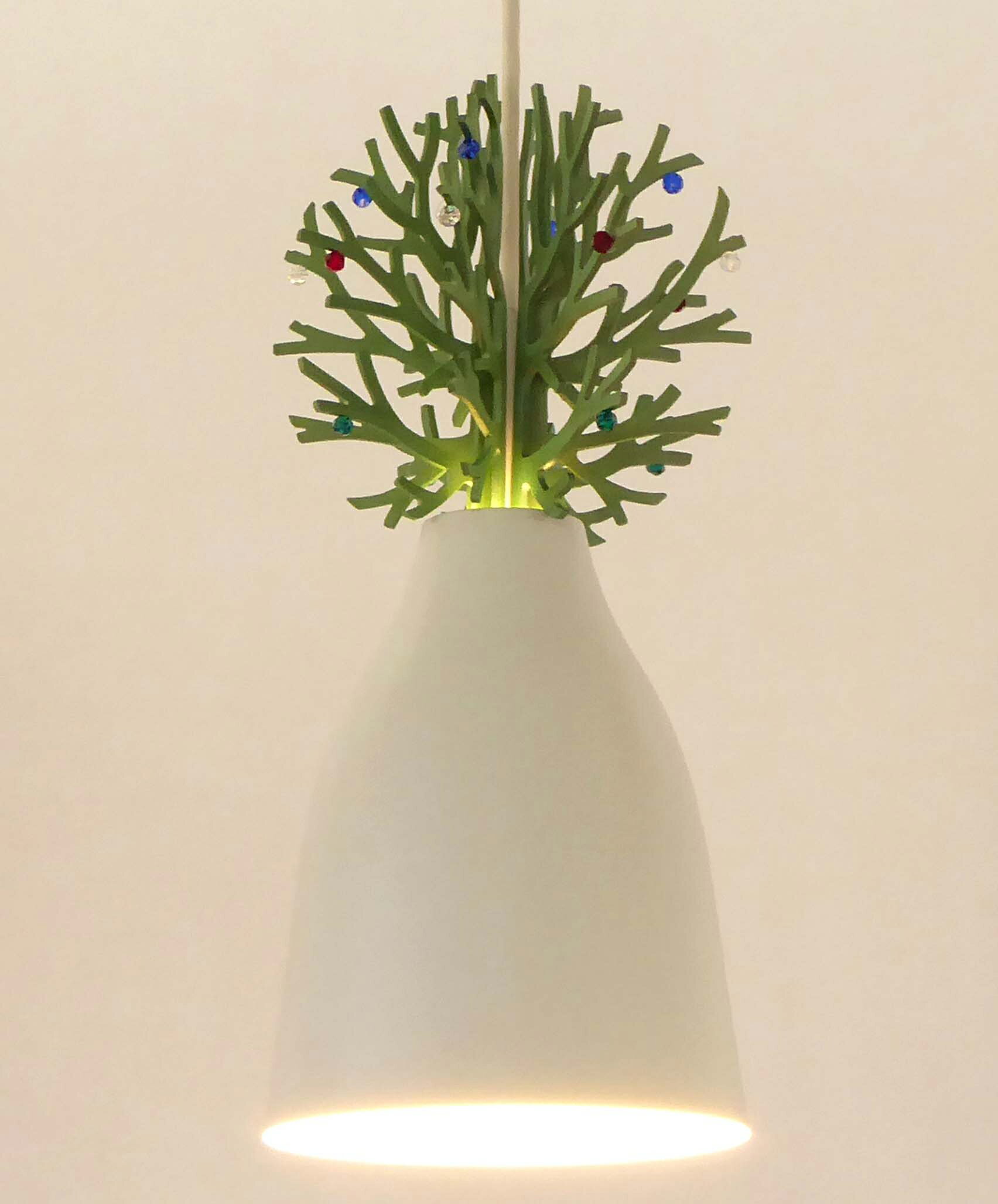 LED照明　ペンダント型タイプ　P4098LE-G　1台　 【 REI　レイ　大サイズ 】　◆E26　LED電球　7．6W×1..