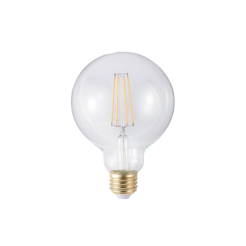 スワン電器 LED SWAN BULB 2700 BALL[ボール] 調光タイプ SWB-LDG6L-G95-27B LED電球 本体:クリア 重量:0.06kg 口金:E26 消費電力(最大):6.5W 器具光束:800lm 幅95mm×奥行き95mm×高さ140mm