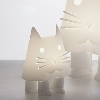 ZZZOOLIGHT Cat Mini 1個[ズーライト キャット(ネコ) ミニ][W12×D8×H15cm][電球色][2段階調光可能][USB電源ケーブル付属][CEマーク取得済み][材質/シェード：ポリプロピレン]