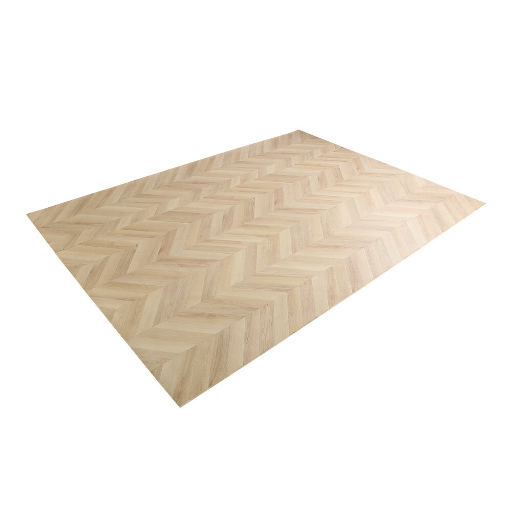 DIY床材　クッションフロア　約6畳サイズ　フレンチヘリンナチュラル色　◆撥水、抗菌加工　◆表面が塩化..