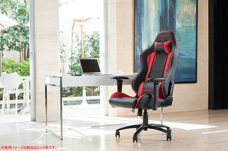 AKRacing Nitro V2 ゲーミング・オフィスチェア エーケーレーシング ニトロ V2[ホワイト色][ハイバック][可動肘付][リクライニング][座面昇降][PUキャスター][組立家具]オフィス,SOHO,テレワーク,eスポーツ向け [3]