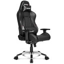 楽天オフィス主任【正規販売店】AKRacing ゲーミングチェア Premium Gaming Chair（カーボンブラック） 低座面タイプ ブラック ハイバック 可動肘付 リクライニング 座面昇降 PUキャスター 組立家具 オフィス,SOHO,eスポーツ,テレワーク向け（AKR-PREMIUM/LOW-CARBON_BLACK）