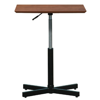 ルネセイコウ ブランチ ヘキサテーブル BRX-645T[ダークブラウン/ブラック色][W600×D450×H515～770mm][高さ調整可能][天板耐荷重30kg][お客様組立]オフィス,SOHO.ダイニング,カフェ向け