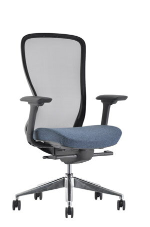 関家具 AiDen[アイデン] A03-E メッシュチェア グレーフレーム 4Dアームレスト(可動肘)付 シートスライ..