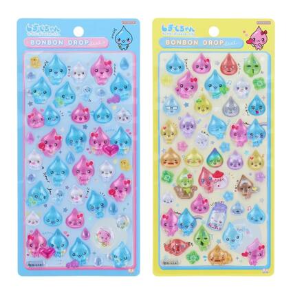 サンスター文具　ボンボンドロップシール　しずくちゃん　立体シール　S8544921/S8544930のサムネイル