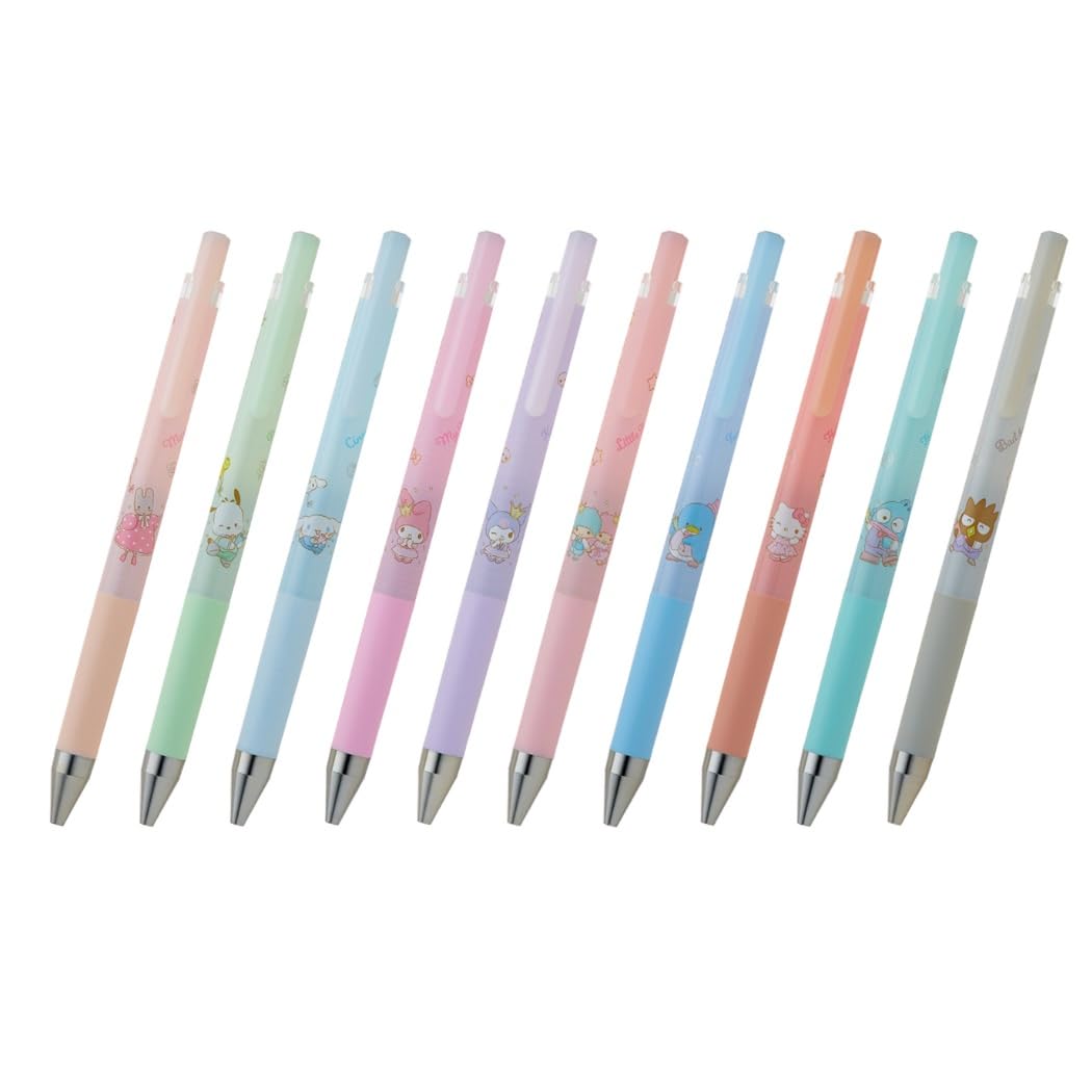 Rakuten - 【限定】パイロット ゲルインキボールペン ジュースアップ サンリオコラボデザイン 0.5mm 10種セット