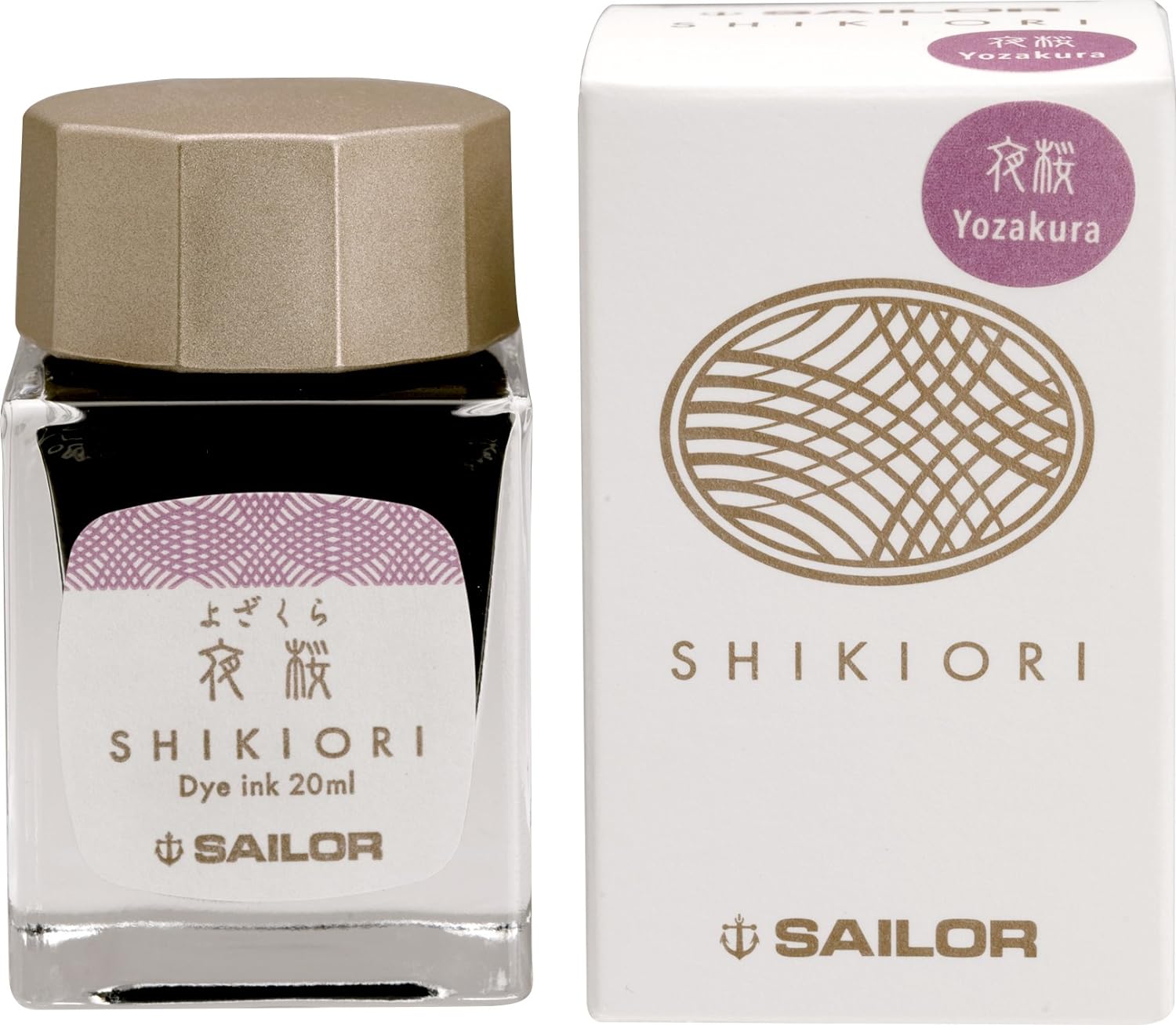 セーラー万年筆 SHIKIORI −四季織− 月夜の水面 万年筆用ボトルインク 20ml 3