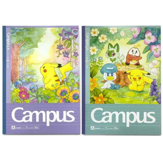 ★楽天スーパーSALE★ショウワノート キャンパスノート ポケモン ワンシーン A罫 2冊セット