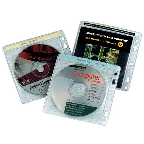 【セキセイ】 CD／DVDスリーブ　不織布　40枚入　CD2B-40-00 【OA・PC関連】 【メディア収納用品】