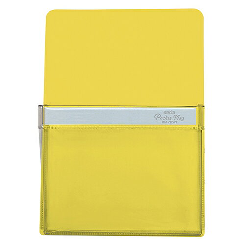 【セキセイ】 ポケマグ　A6サイズ　イエロー　PM-2743-50 【店舗用品】 【掲示サポート用品】
