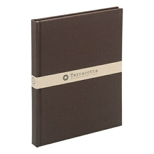 【ナカバヤシ】 Terracotta【テラコッタ】ブック式フリーアルバム/L判2段/ブラウン TER-L2B-140-BR 【..