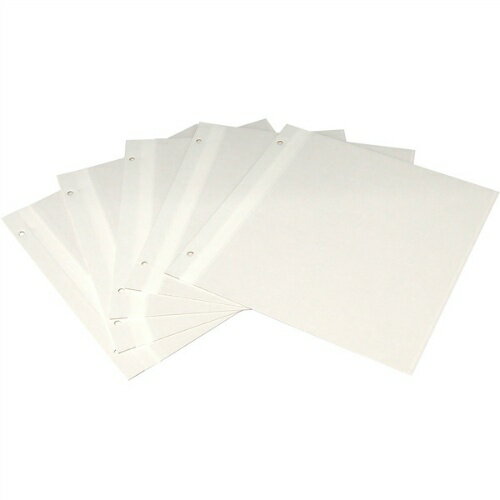 【ナカバヤシ】 プラコート台紙 フリーアルバム替台紙 デミ ア-DPR-5-WL 【アルバム】 【アルバム替台紙（リフィル）】