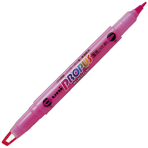 Rakuten - uni プロパス ウインドウ スタンダードカラー 蛍光ペン 桃 4902778692479PUS102T 13 三菱鉛筆