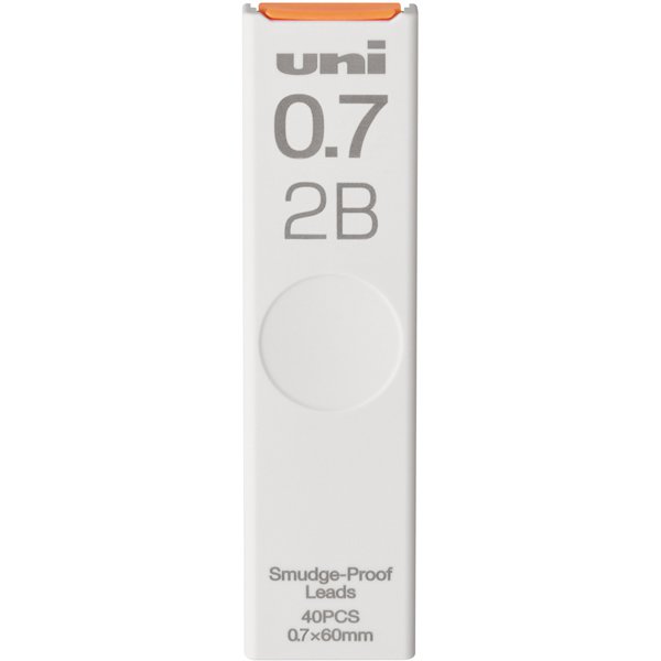 シャープ替芯ユニ0.7mm／2B ULS07402B 4902778274255ULS07402B 三菱鉛筆