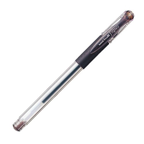uni ゲルインクボールペン シグノ 超極細 0.28mm ブラウンブラック 4902778745762UM15128 22 三菱鉛筆