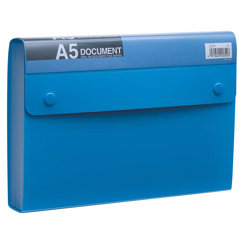 ドキュメントファイル（エコノミータイプ） 青 2254-B キングジム