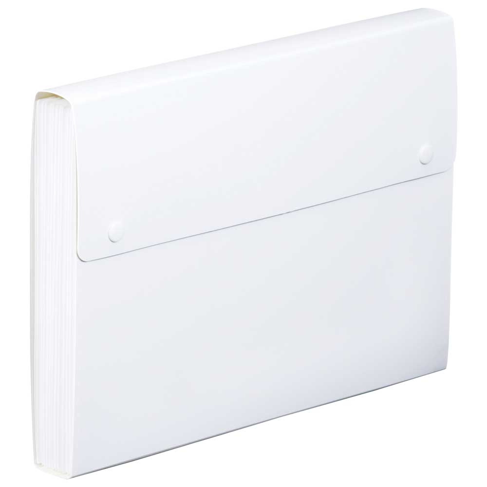 商品名 Toffy　ドキュメントファイル 白 2273TF-W 商品番号 2273TF-W 仕様 ●外寸：約240（W)×330（H)×33（D)mm　●A4サイズ　●13ポケットToffy　ドキュメントファイル 白 2273TF-W Toffy　ドキュメントファイル 白 2273TF-W 書類を細かく分類して収納できるジャバラ式ポケットのドキュメントファイル。