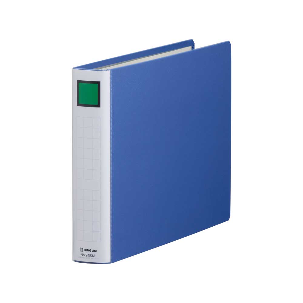 キングファイル スーパードッチ＜脱・着＞イージー 青 2483A-B キングジム