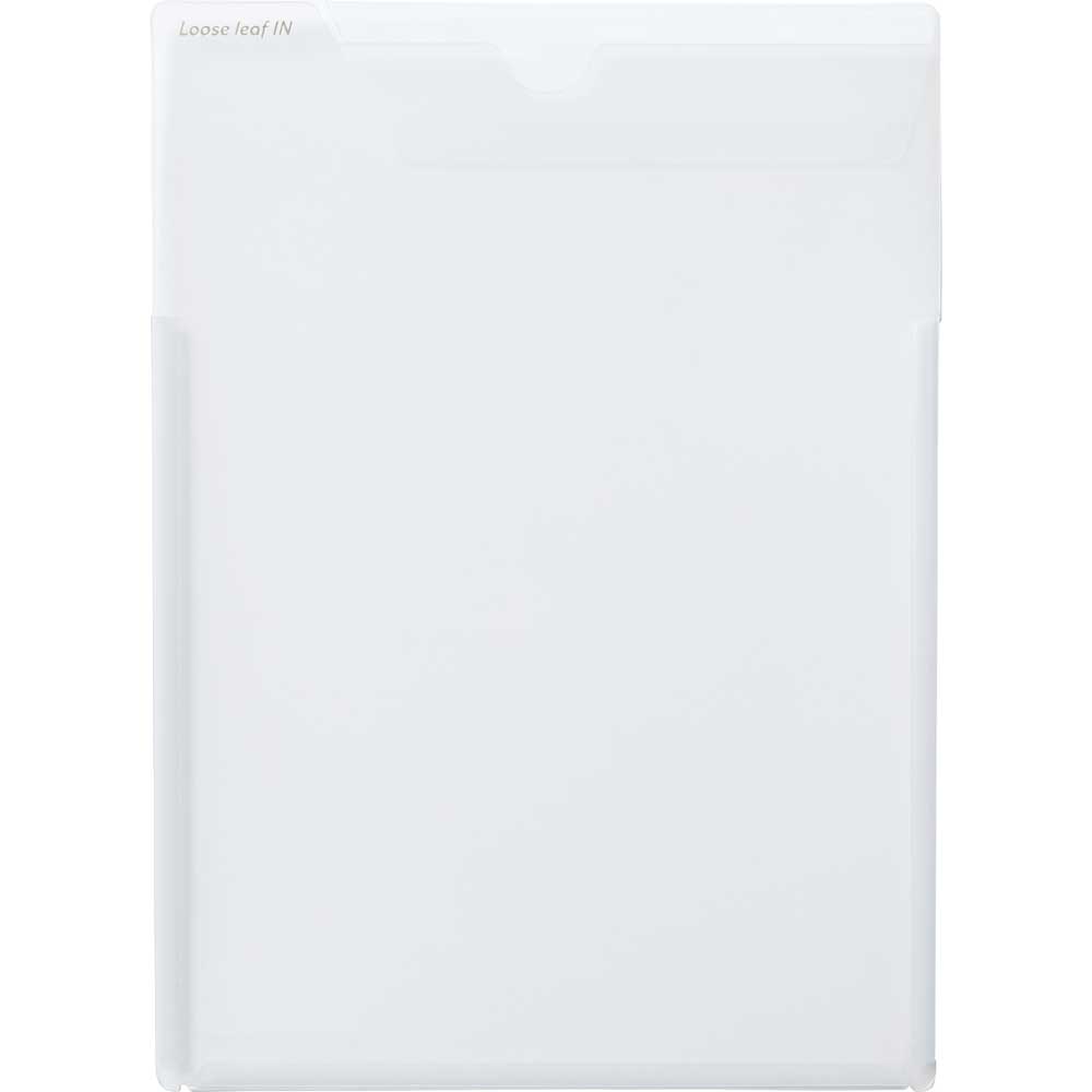 ルーズリーフイン　ケースタイプ 乳白 433T-M キングジム