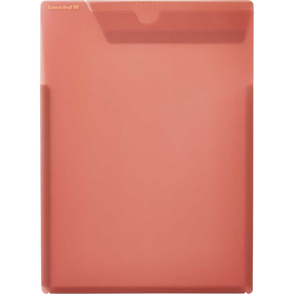 ルーズリーフイン　ケースタイプ ピンク 433T-P キングジム