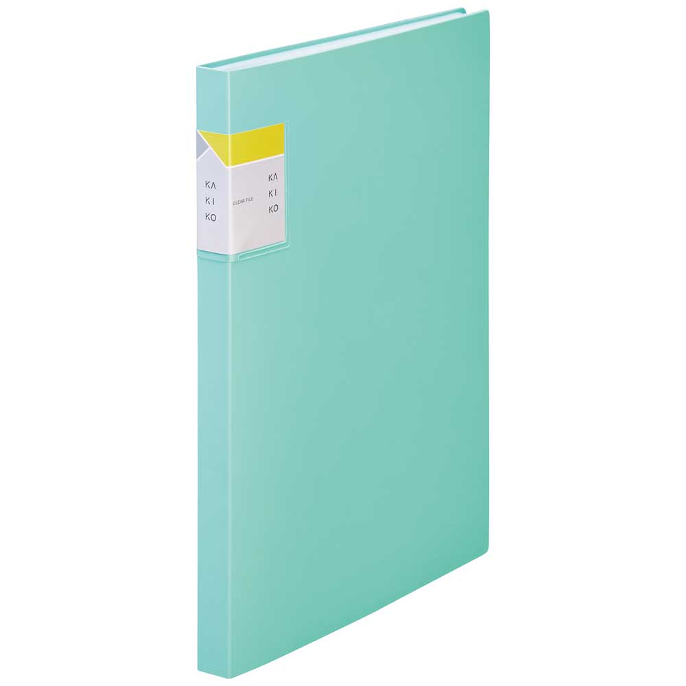クリアーファイル カキコ ミントグリーン 8632W-MG キングジム