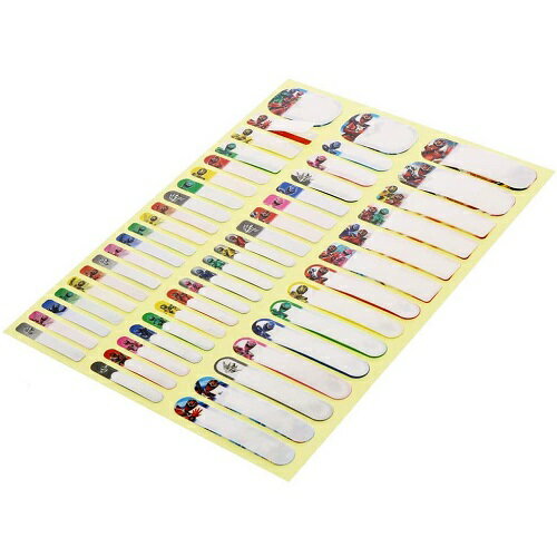 いつでもなまえシール (食洗機・電子レンジ対応）　魔進戦隊キラメイジャー 2145710A　【名前シール／保育園／幼稚園】 【文具／文房具／ステーショナリー】【メール便対応】 【サンスター文具】