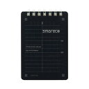 【ナカバヤシ】 smareco スマレコノート Wリングノート A7/B罫 ブラック NW-A705B-D 【アルバム】 【アルバム関連商品】