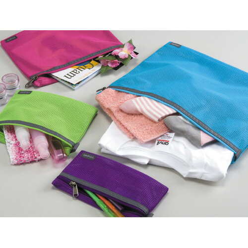 【セキセイ】 クプレ　メッシュケース　M（A5）　ライトブルー CP-3355-11 【ケースバッグ】 【ケース】