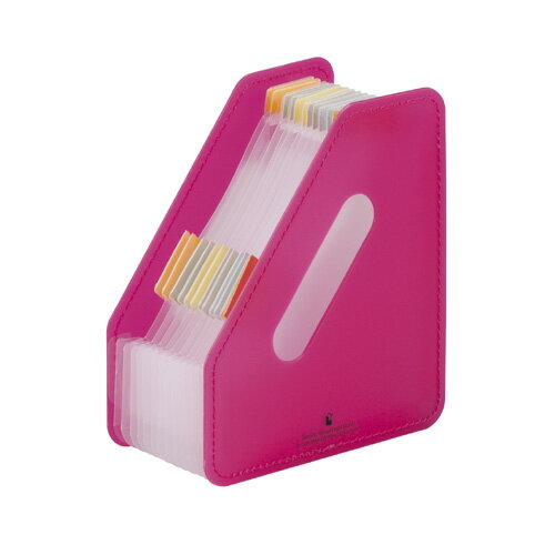 【セキセイ】 セマック　ドキュメントスタンド　ポストカードタテ　レッド MA-3070-20 【ボックスファイル】 【デスクトップ収納品】のサムネイル