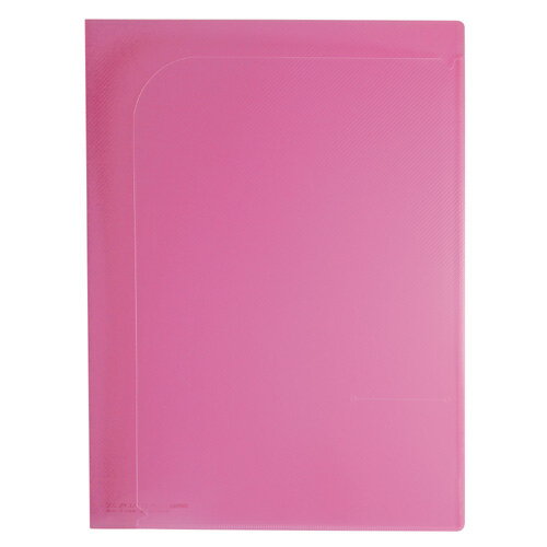 【セキセイ】 ページイン　クープレファイル　A4　ピンク PAL-200-20 【ファイル】 【穴をあけずにとじるファイル】