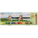 【J284884】【ぺんてる】ぺんてるくれよん PTCR-30 30色セット【クレヨン】