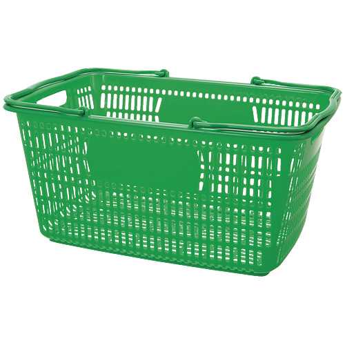 Rakuten - 【J365218】【ジョインテックス】ショップかご 30L緑 B264J-GR【かご】
